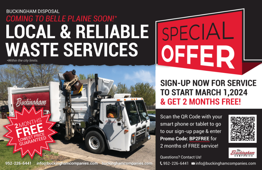 Now Serving Belle Plaine Sign Up Today for 2 Months Free